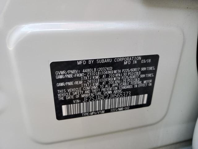 JF2SJABC2JH565373 Subaru Forester 2.5i