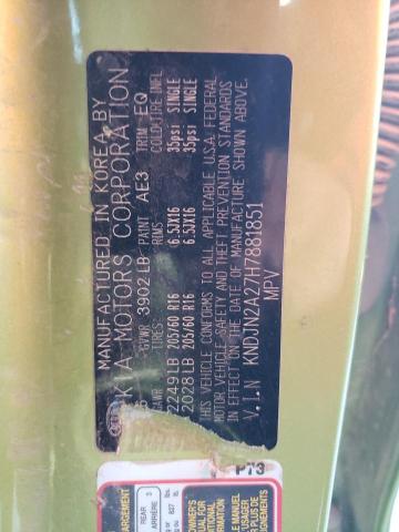 KNDJN2A27H7881851 KIA Soul