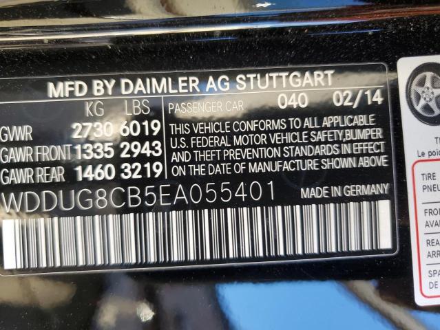 WDDUG8CB5EA055401 Mercedes-Benz S 550