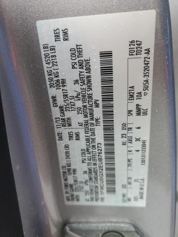 1FMCU0GX2EUB76273 Ford ESCAPE SE