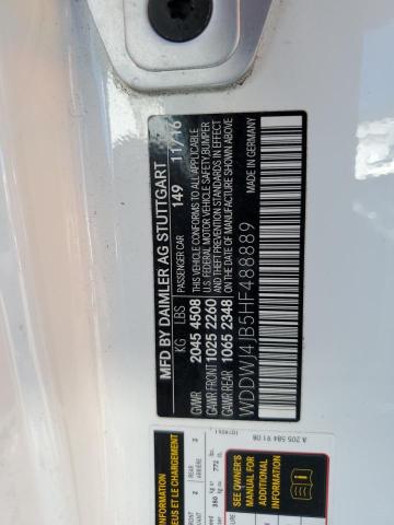 WDDWJ4JB5HF488889 Mercedes-Benz C 300
