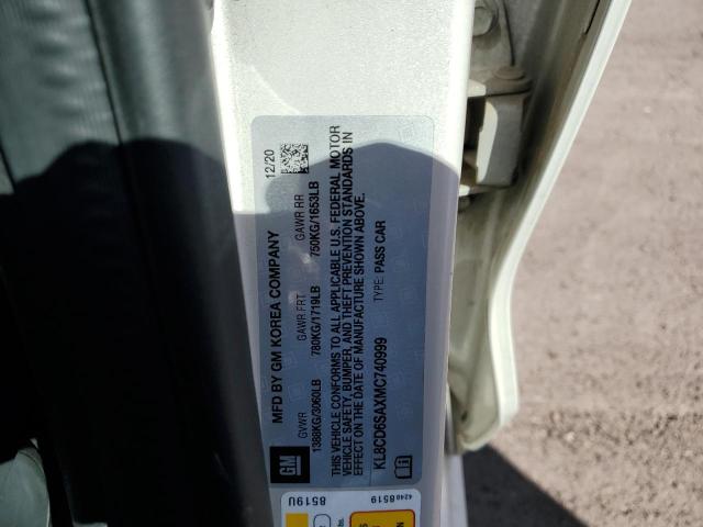 2021 CHEVROLET SPARK 1LT - KL8CD6SAXMC740999
