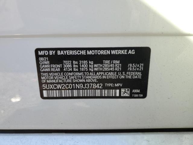 VIN 5UXCW2C01N9J37842 2022 BMW X7, Xdrive40I no.14