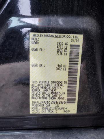 1N4AL3AP3EC286866 Nissan ALTIMA 2.5