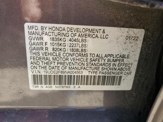 19UDE2F89NA004563 Acura Ilx Premium A-spec