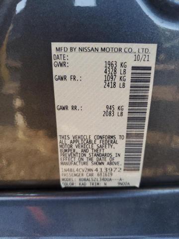 1N4BL4CV2MN413972 Nissan ALTIMA SR