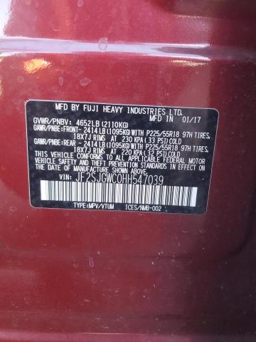 JF2SJGWC0HH547039 Subaru Forester 2.0xt Touring