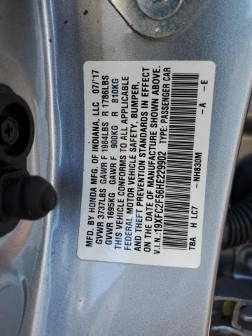 19XFC2F56HE229902 Honda Civic Lx