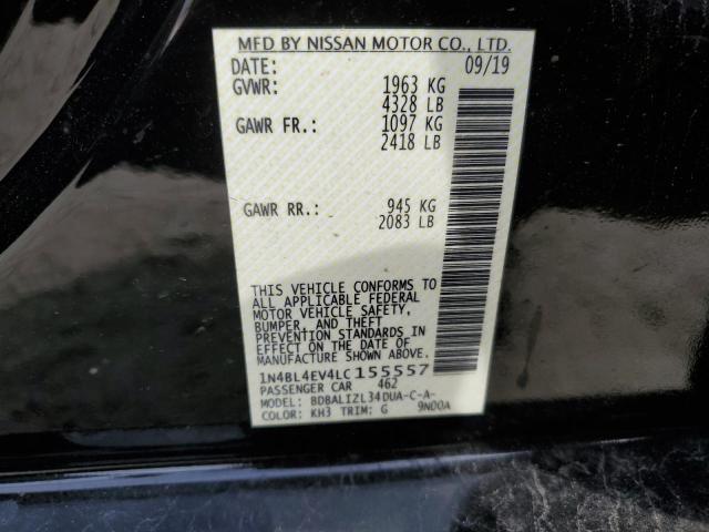 2020 NISSAN ALTIMA SL - 1N4BL4EV4LC155557