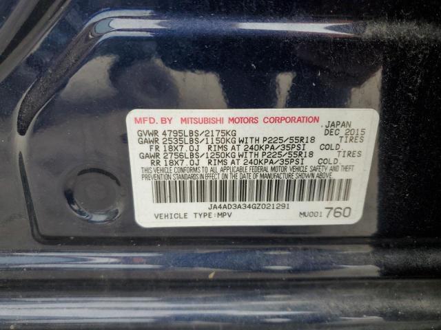 JA4AD3A34GZ021291 Mitsubishi Outlander Se