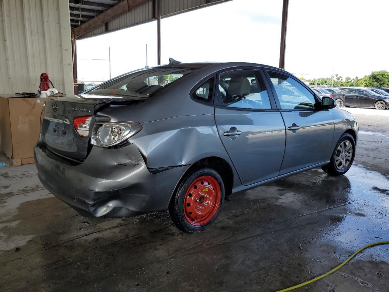 KMHDU4AD7AU184342 2010 Hyundai Elantra Blue