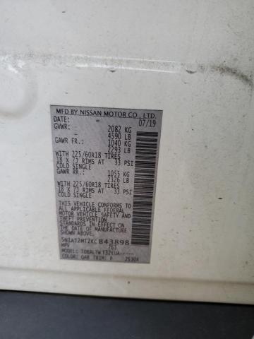 5N1AT2MT2KC843898 Nissan ROGUE S