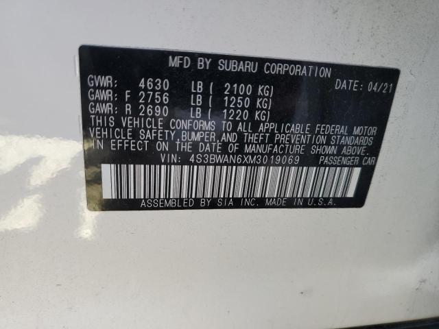 4S3BWAN6XM3019069 Subaru Legacy LIM 10