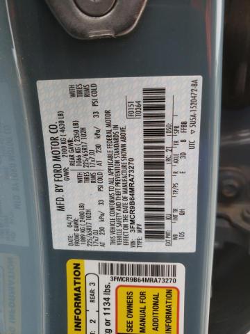 3FMCR9B64MRA73270 Ford Bronco Sport Big Bend
