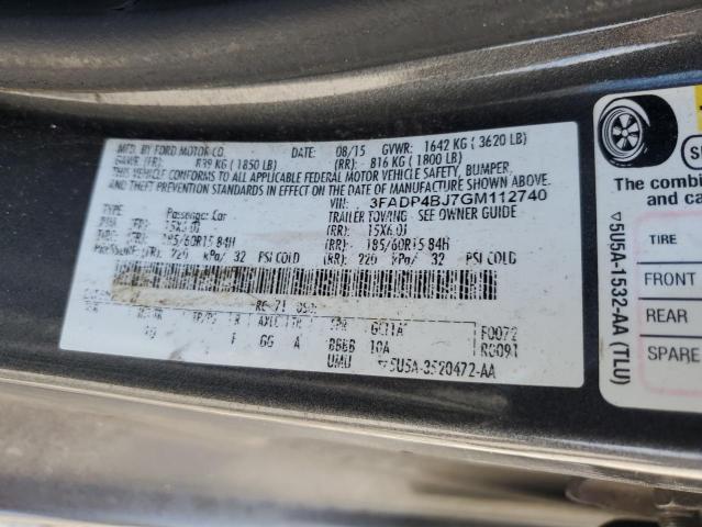 3FADP4BJ7GM112740 Ford FIESTA SE