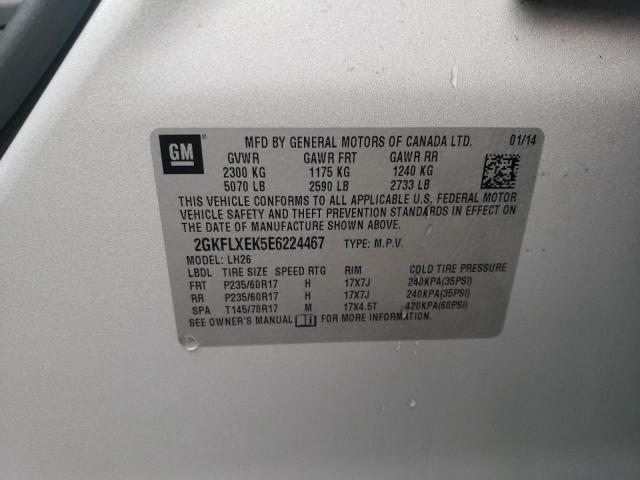 2GKFLXEK5E6224467 GMC Terrain Slt