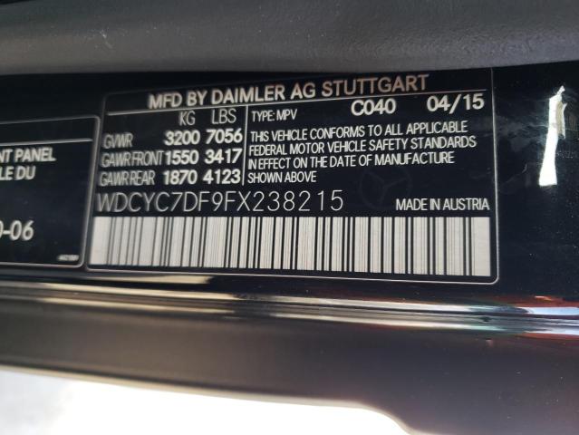 VIN WDCYC7DF9FX238215 2015 Mercedes-Benz G-Class, 6... no.13