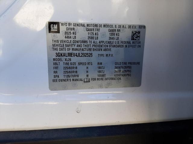 2018 GMC TERRAIN 3GKALMEV4JL292526