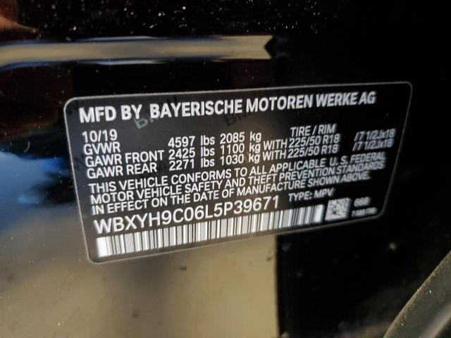 WBXYH9C06L5P39671 2020 BMW X2 Sdrive28I