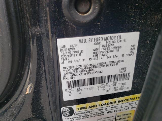 1FMJK1H55EEF33522 Ford Expedition El Xlt
