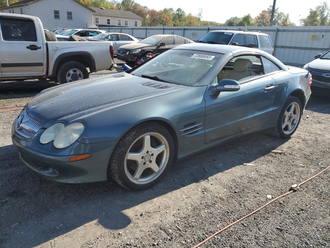 wdbsk75f63f049809 WDBSK75F63F049809 2003 Mercedes-Benz Sl 500R