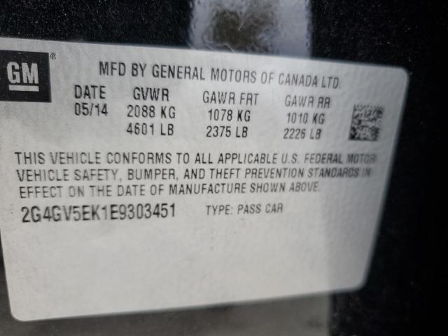 2G4GV5EK1E9303451 Buick Regal