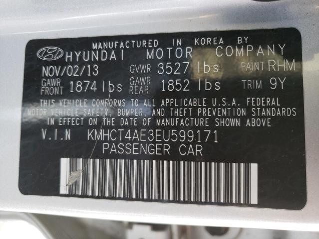 KMHCT4AE3EU599171 Hyundai ACCENT GLS
