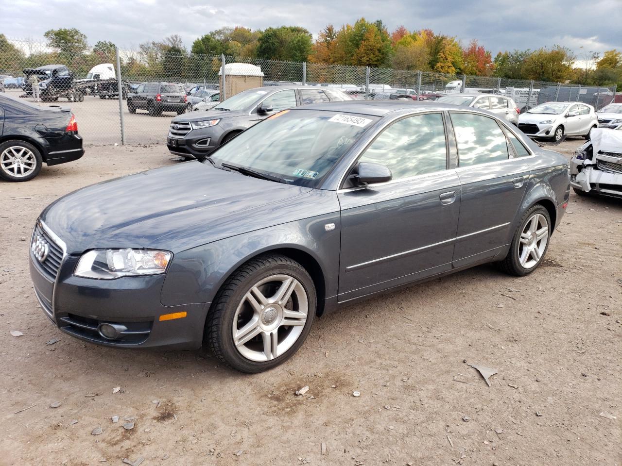 WAUDF78EX7A193218 2007 Audi A4 at PA Chalfont, Copart lot 72165493