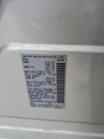 5N1DR2MM6HC626707 Nissan Pathfinder S