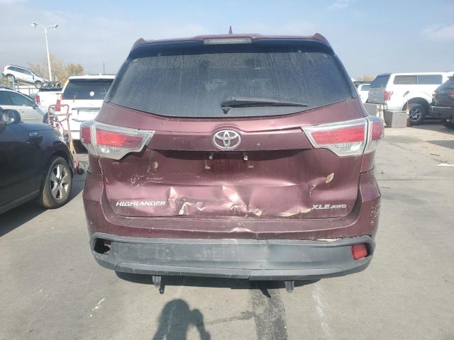 VIN 5TDJKRFH2ES009934 2014 Toyota Highlander, Xle no.6