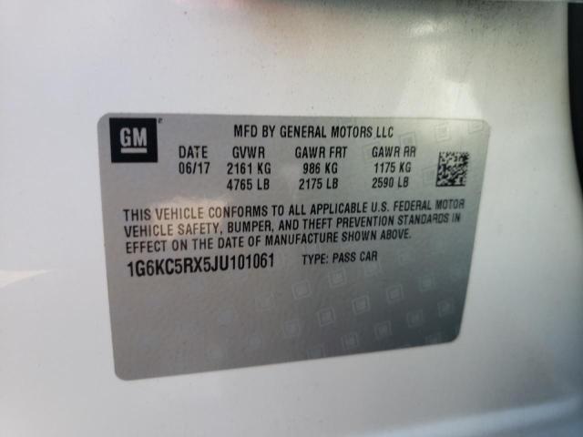 1G6KC5RX5JU101061 Cadillac CT6 LUXURY