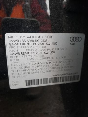 WA1CFAFP0EA059003 2014 AUDI Q5, photo no. 12