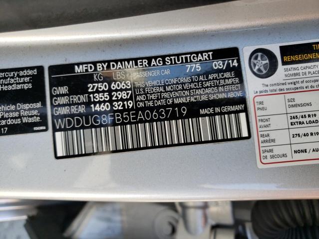 WDDUG8FB5EA063719 Mercedes-Benz S 550 4matic