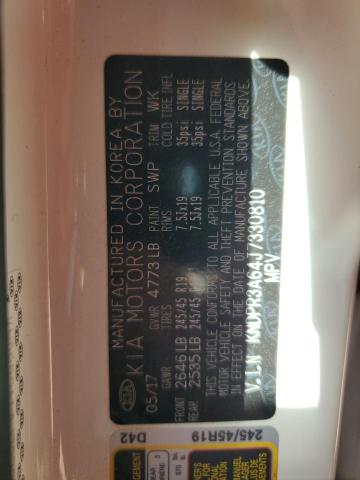 KNDPR3A64J7330810 KIA Sportage Sx