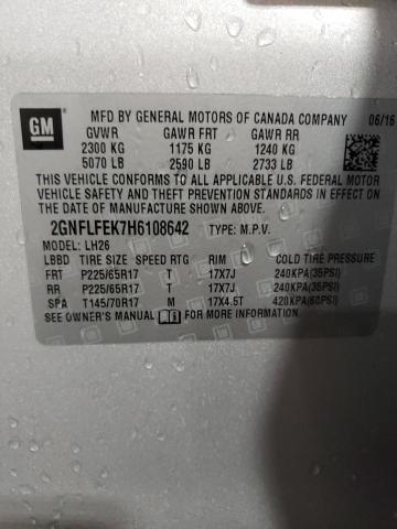 2GNFLFEK7H6108642 2017 Chevrolet Equinox Lt