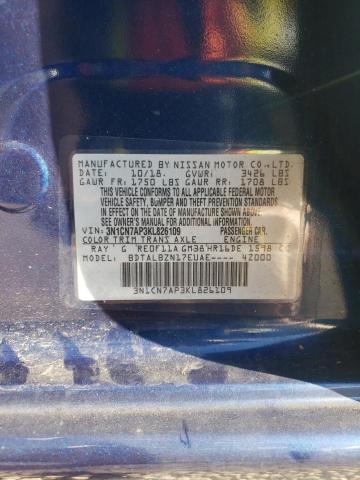 2019 NISSAN VERSA 1.6 - 3N1CN7AP3KL826109