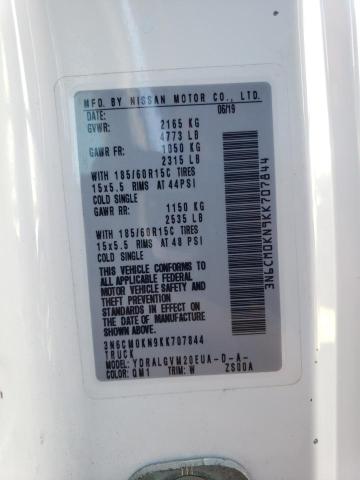 3N6CM0KN9KK707844 Nissan NV200 2.5S