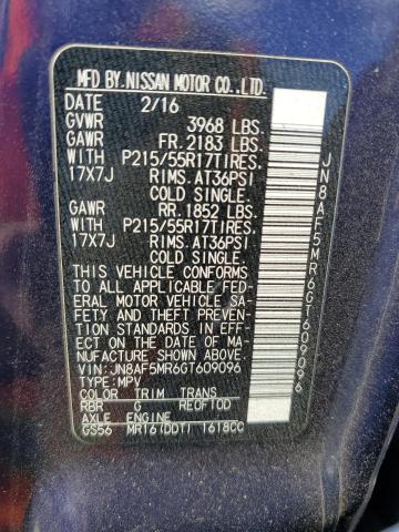 JN8AF5MR6GT609096 Nissan JUKE S