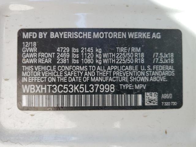 WBXHT3C53K5L37998 BMW X1 Xdrive28i