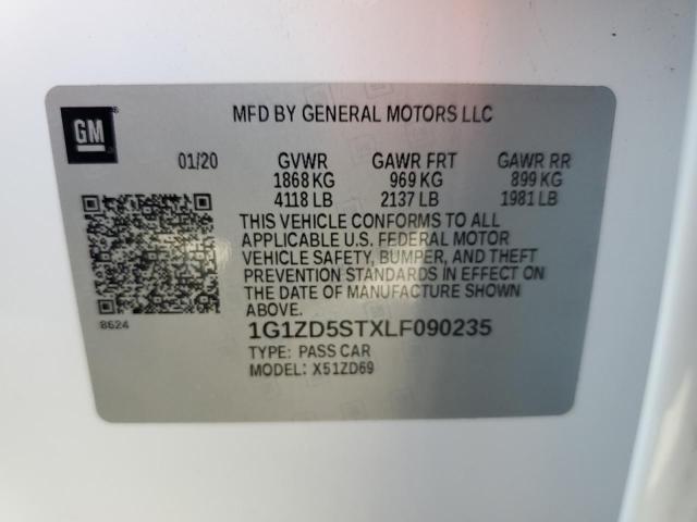 1G1ZD5STXLF090235 Chevrolet MALIBU LT