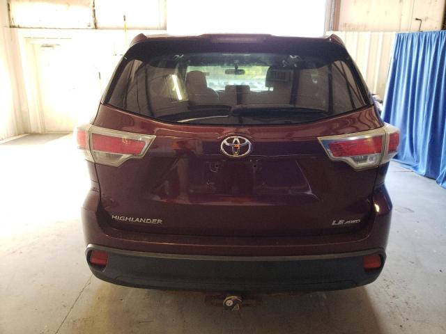 2015 Toyota Highlander Le VIN: 5TDBKRFH0FS098537 Lot: 71454433