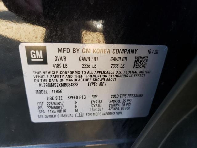 2021 CHEVROLET TRAILBLAZE - KL79MMS2XMB084823