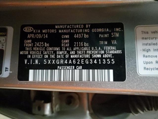 5XXGR4A62EG341355 KIA OPTIMA SX