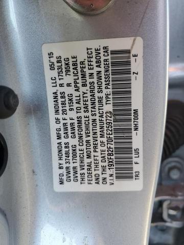 19XFB2F70FE259723 Honda CIVIC SE