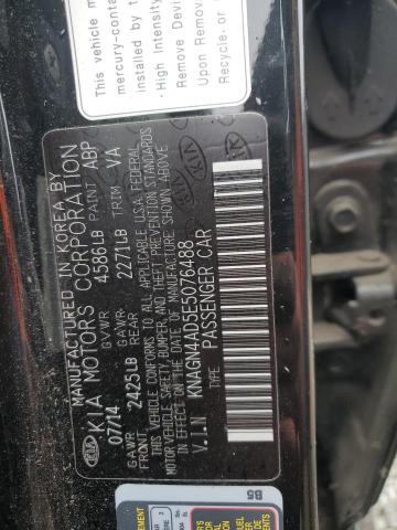 KNAGN4AD5E5076488 KIA OPTIMA HYBRID