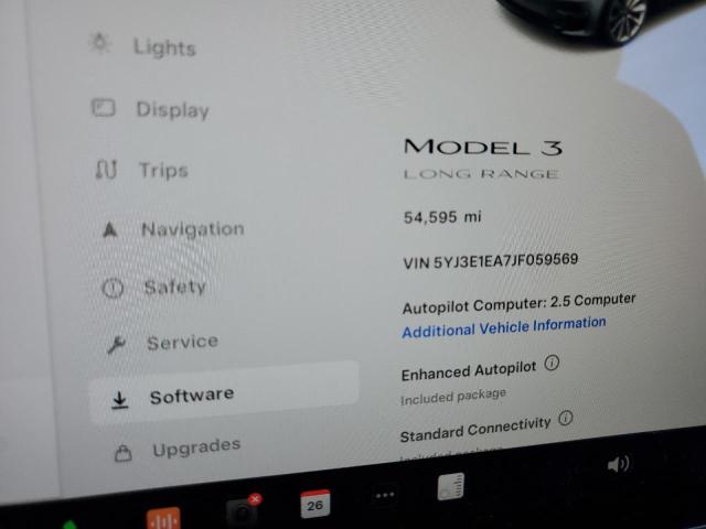 5YJ3E1EA7JF059569 | 2018 TESLA MODEL 3