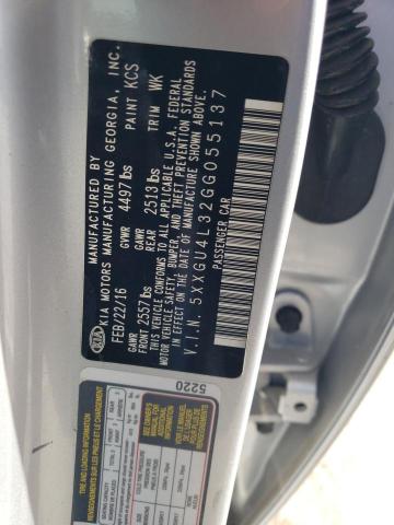 5XXGU4L32GG055137 KIA OPTIMA EX