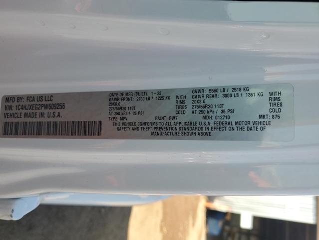 1C4HJXEG2PW609256 Jeep Wrangler Sahara