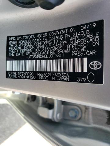 JTDS4RCE0LJ017811 Toyota Corolla SE 10