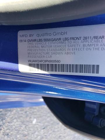 2015 AUDI RS7 WUAW2AFC8FN900560